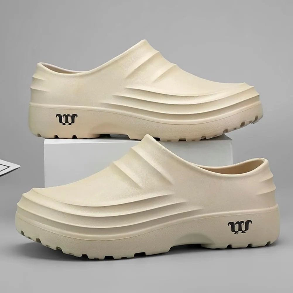 Armadillo Chef Shoes Men Lightweight Non-Slip Oil Waterproof Armadillo Clogs Women Nursing Work Shoes with Arch Support