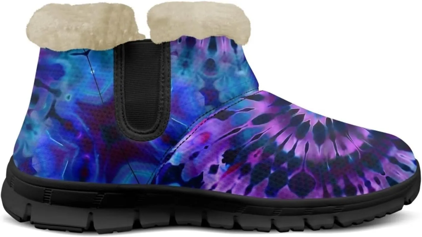 Binienty Women's Snow Boots Anti-Slip Waterproof Ankle Booties Lightweight Winter Outdoor Shoes