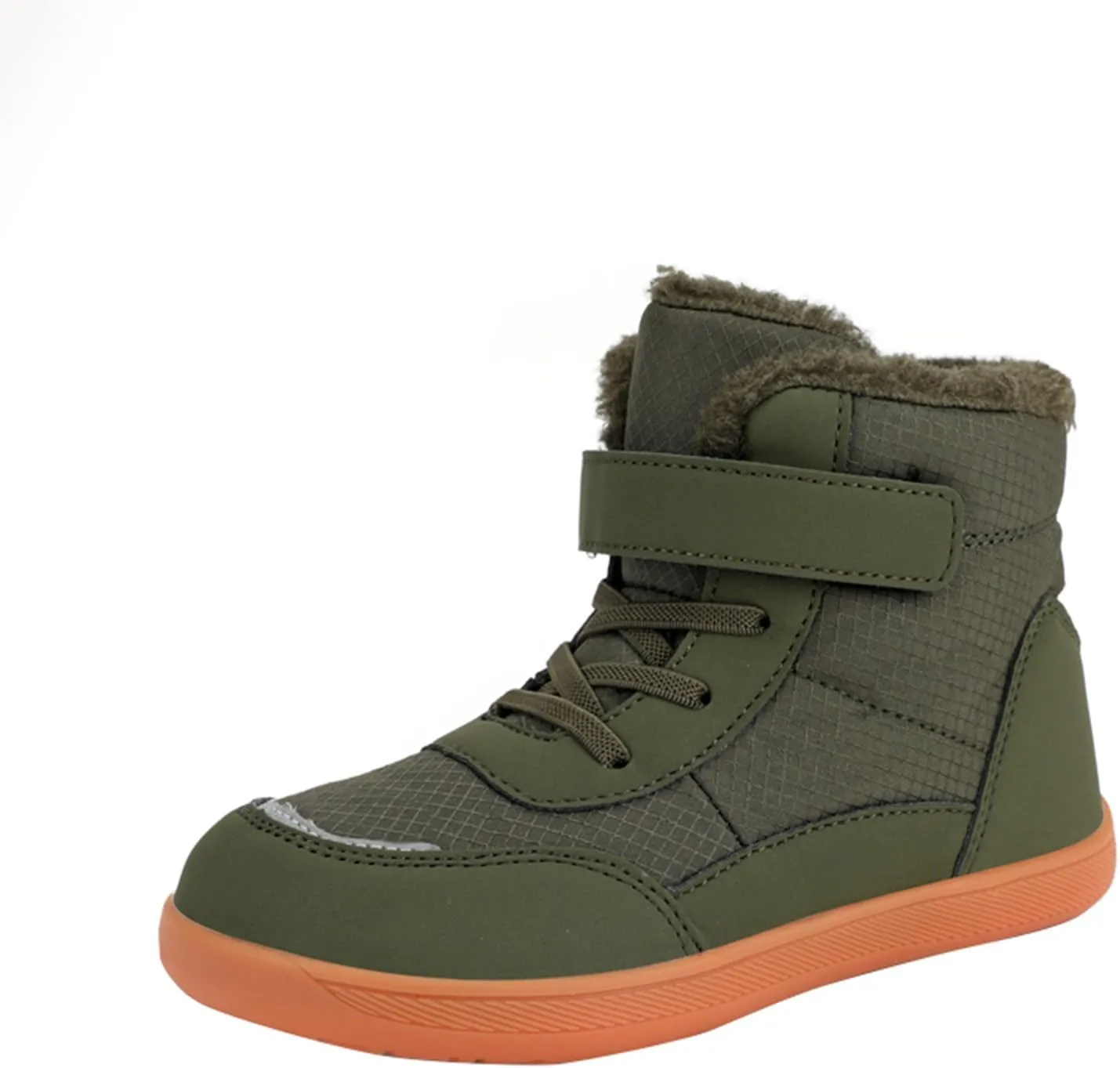 Boots for Girls Kids Winter Snow Boots Waterproof Outdoor Warm Fur Lined Shoes Cold Weather Warm Resistance Hook Loop Boots