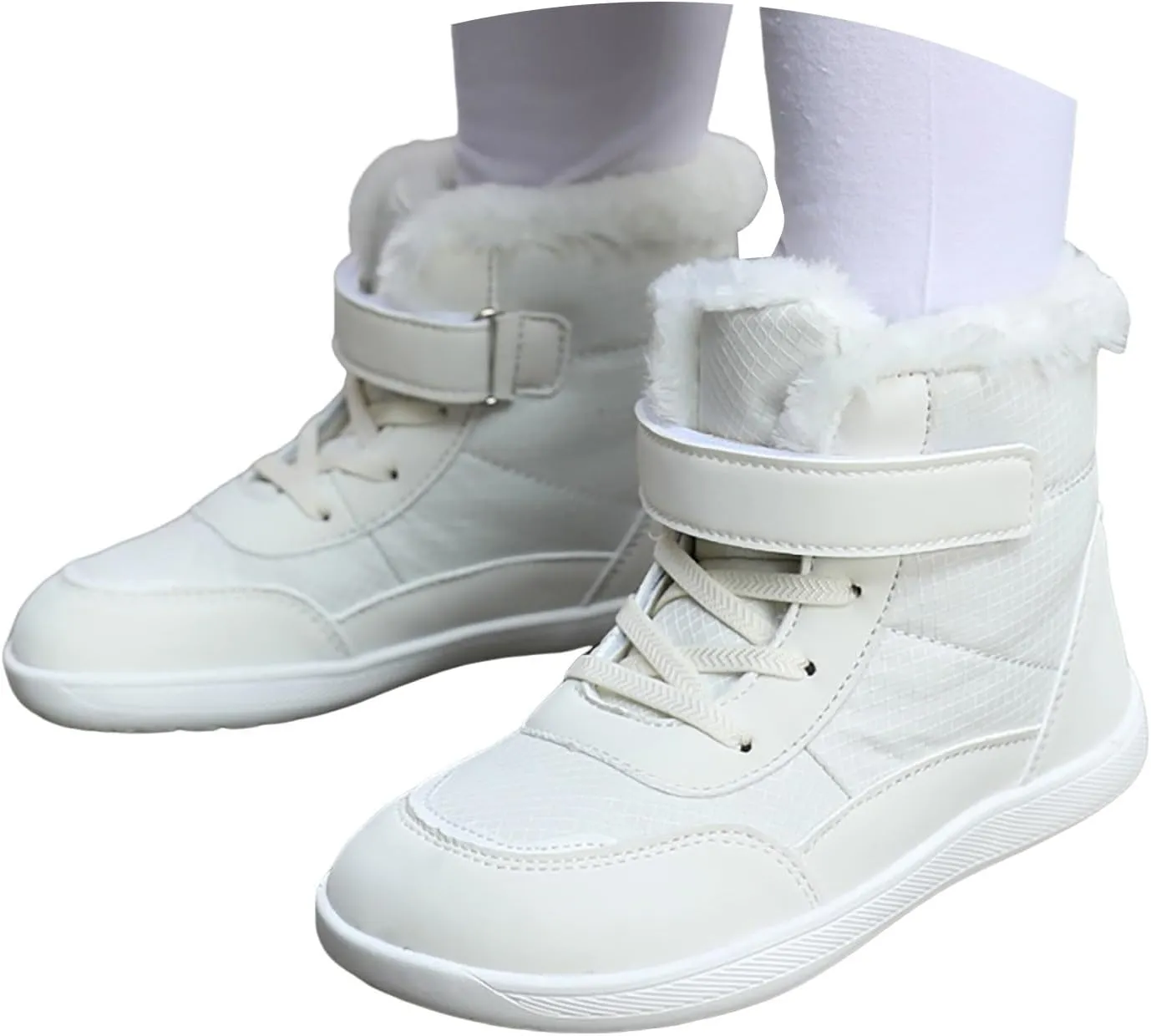 Boots for Girls Kids Winter Snow Boots Waterproof Outdoor Warm Fur Lined Shoes Cold Weather Warm Resistance Hook Loop Boots