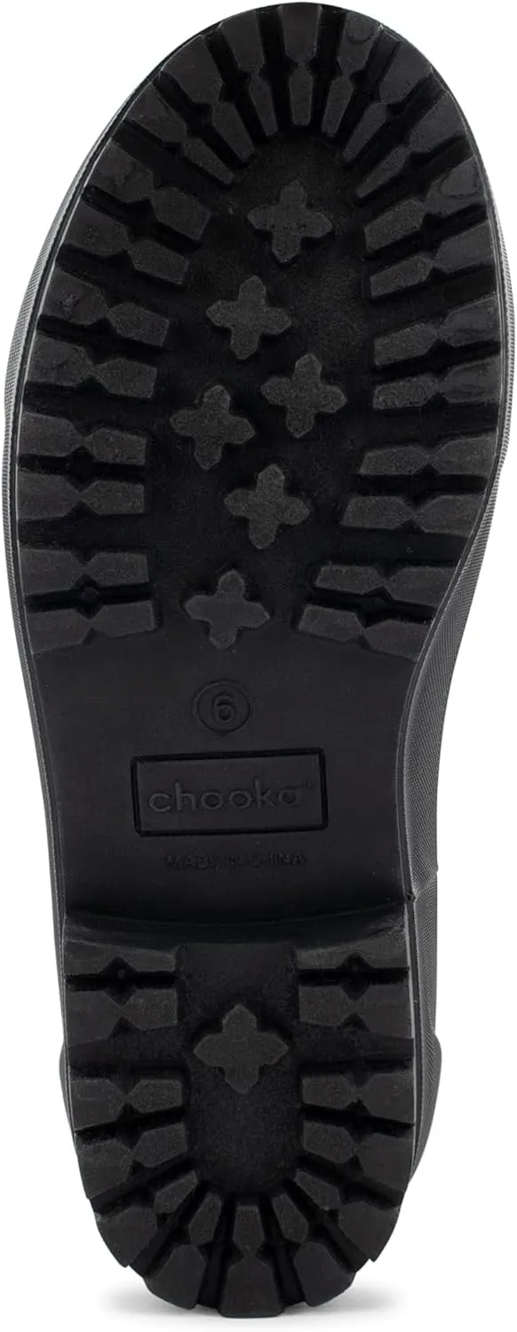 Chooka Women's Everyday Neoprene Waterproof Ankle Rain Boots | Slip-On Chelsea Insulated Rubber Boots for Women