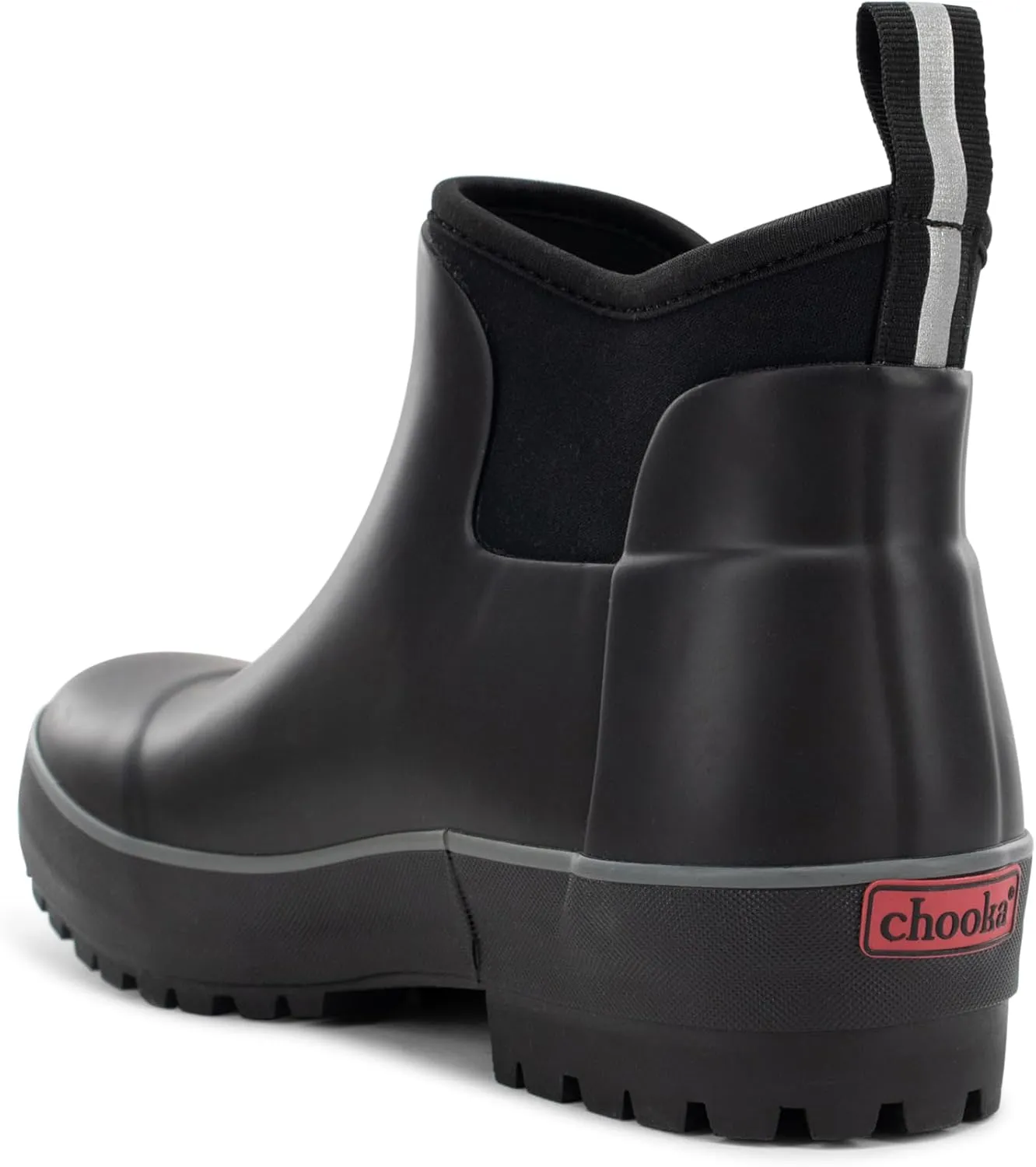 Chooka Women's Everyday Neoprene Waterproof Ankle Rain Boots | Slip-On Chelsea Insulated Rubber Boots for Women