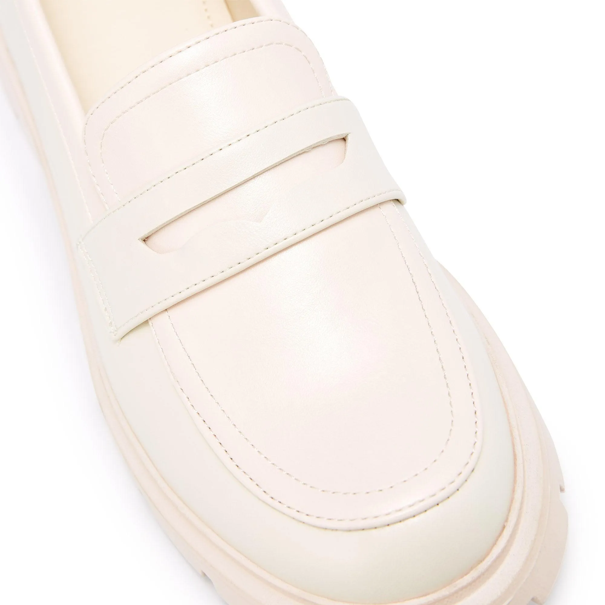 Cleo Flat Loafers Beige