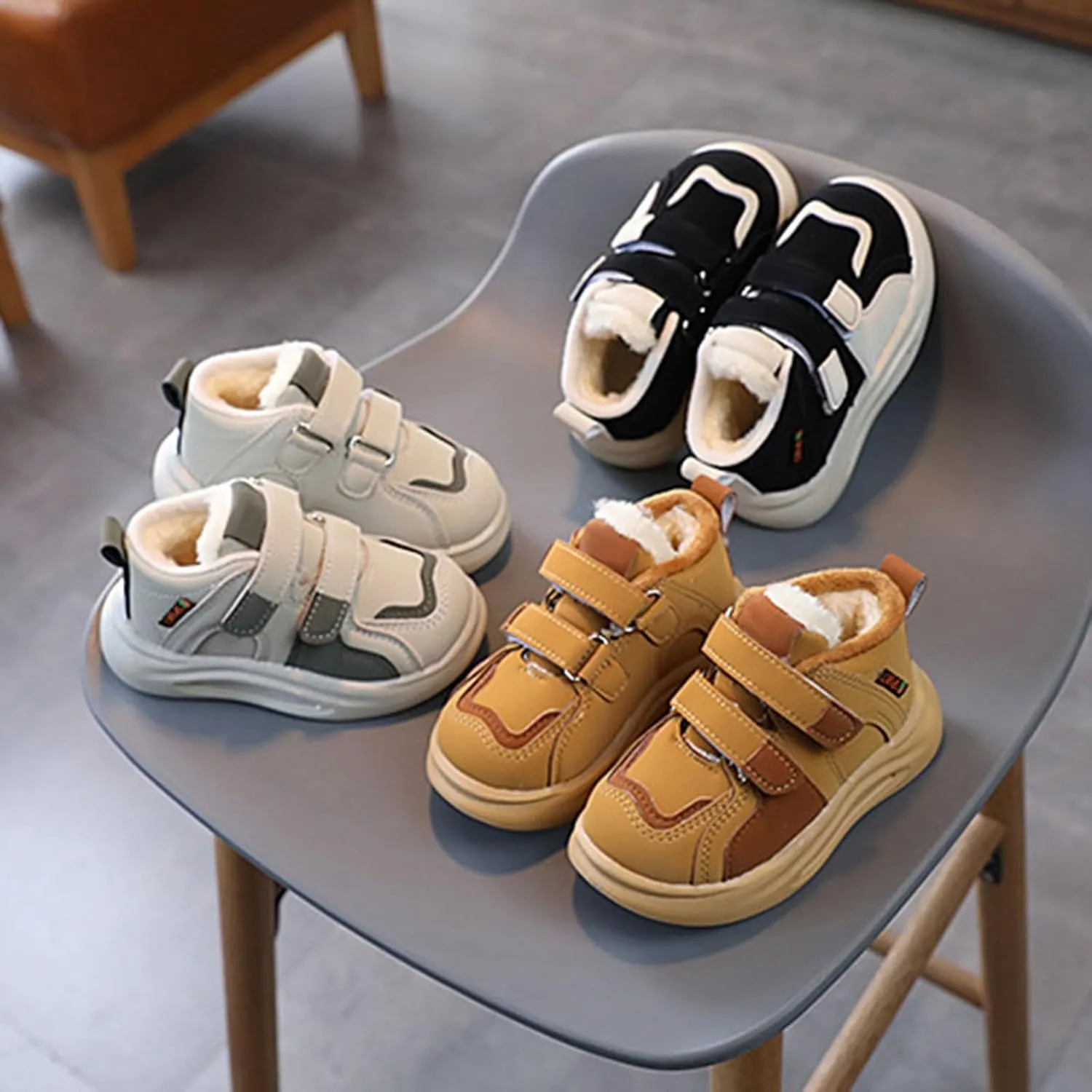 Fashion Big Kids Winter Water Proof Flat Keep Warm Snow Boots Comfortable Shoes Cute Toddler Dress Shoes