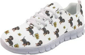 Forchrinse Leopard Print Mens Lightweight Breathable Walking Shoes Sports Gym Jogging Athletic Shoes for Women Men