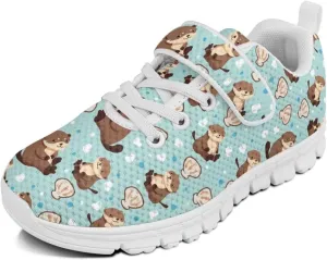 Girls Active Sneakers Boys Running Shoes Kids Slip On Trainers