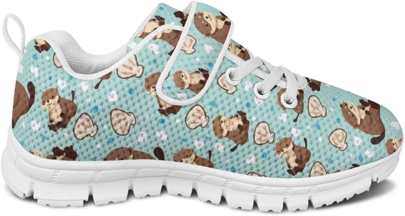 Girls Active Sneakers Boys Running Shoes Kids Slip On Trainers