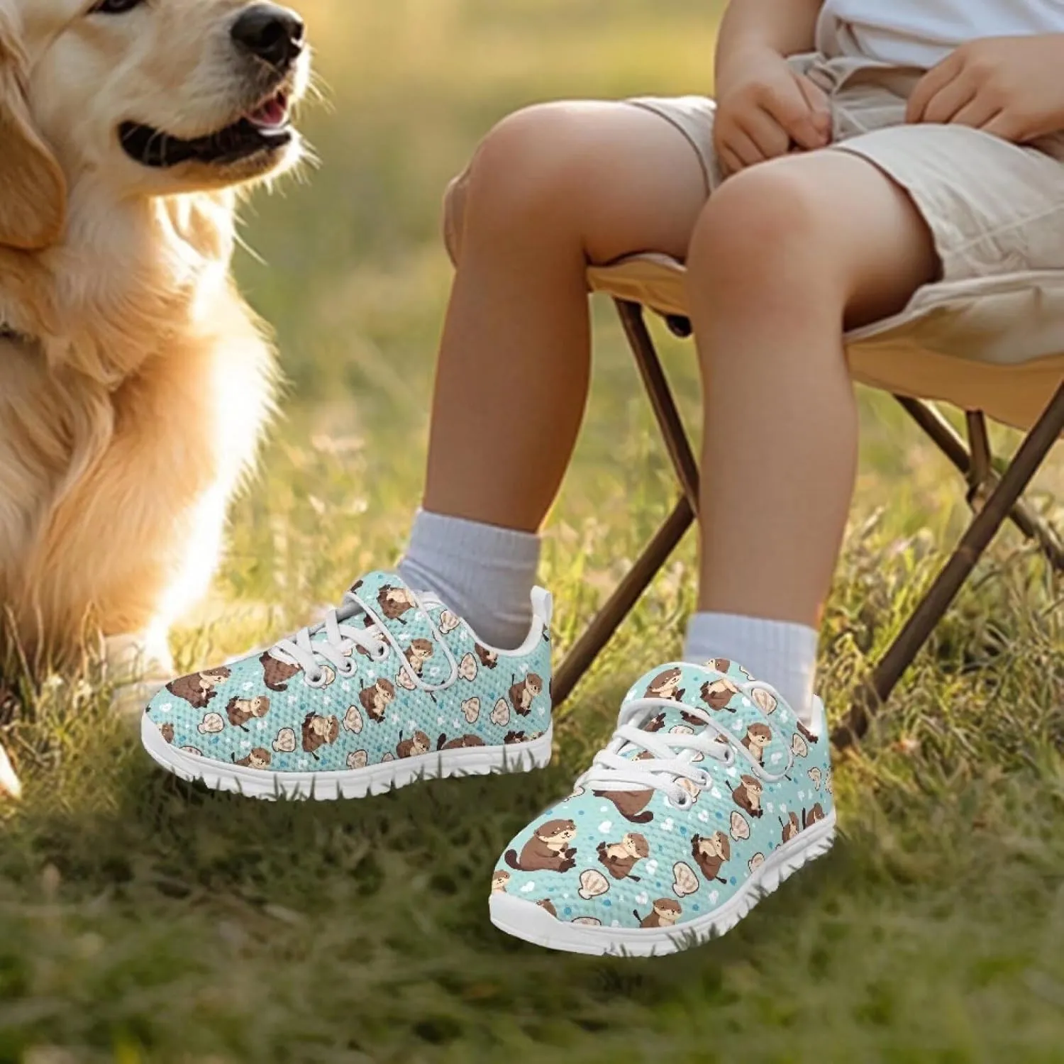 Girls Active Sneakers Boys Running Shoes Kids Slip On Trainers