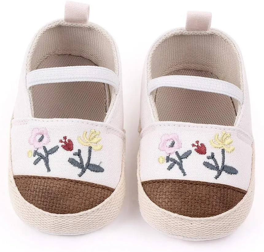 Girls Flower First Soft Baby Solid Boys Shoes Sole Baby Shoes First