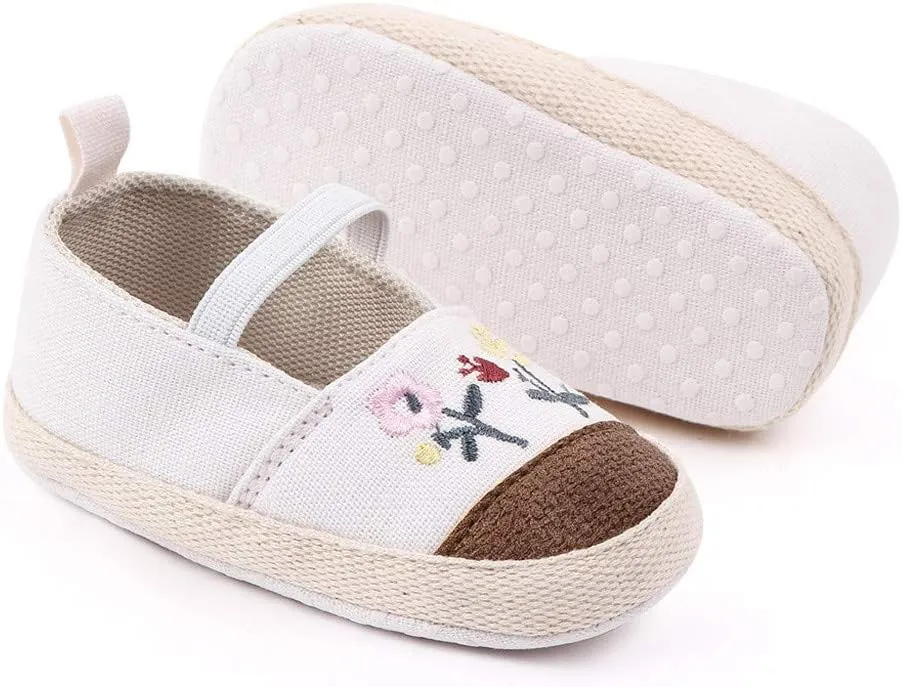 Girls Flower First Soft Baby Solid Boys Shoes Sole Baby Shoes First