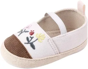 Girls Flower First Soft Baby Solid Boys Shoes Sole Baby Shoes First