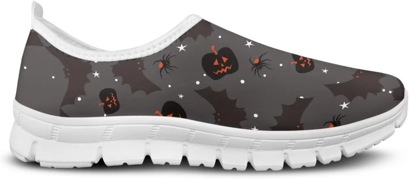 Halloween Walking Shoes for Men Non Slip Breathable Sneakers Casual Running Shoes Lightweight Leisure Gym Sneakers Size 5-14