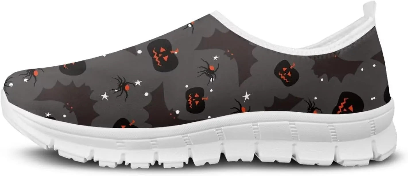Halloween Walking Shoes for Men Non Slip Breathable Sneakers Casual Running Shoes Lightweight Leisure Gym Sneakers Size 5-14