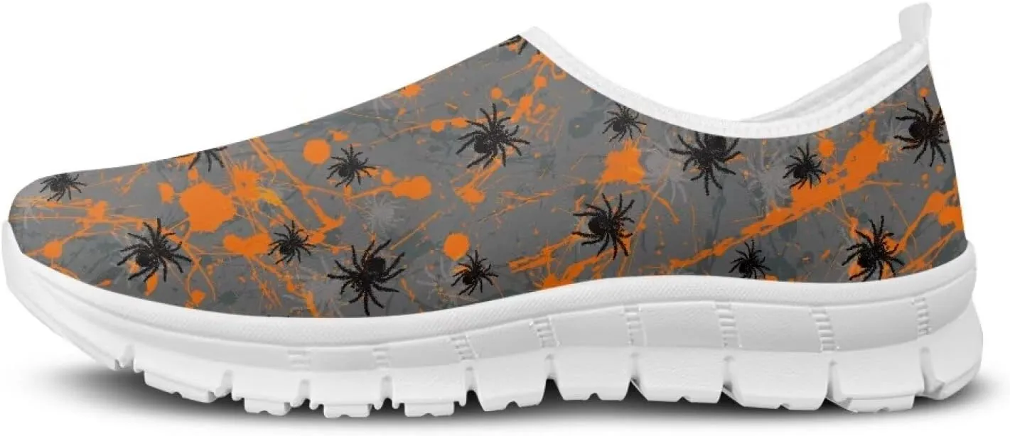 Halloween Walking Shoes for Men Non Slip Breathable Sneakers Casual Running Shoes Lightweight Leisure Gym Sneakers Size 5-14