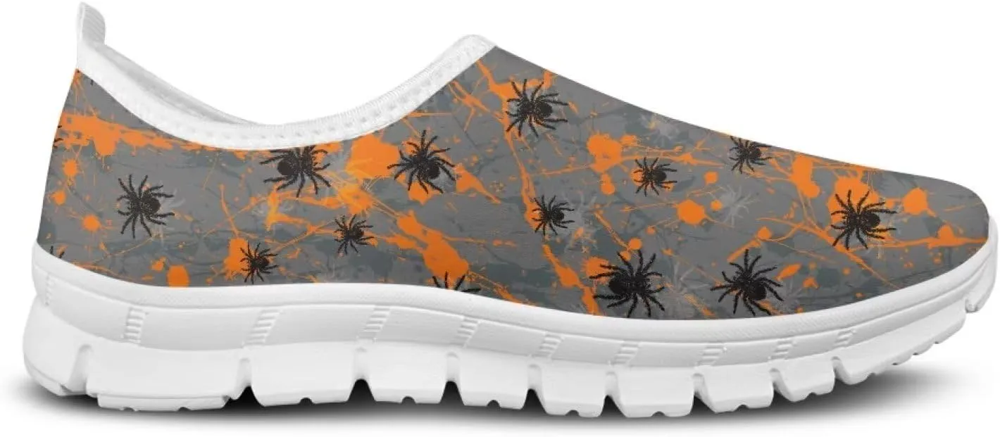 Halloween Walking Shoes for Men Non Slip Breathable Sneakers Casual Running Shoes Lightweight Leisure Gym Sneakers Size 5-14