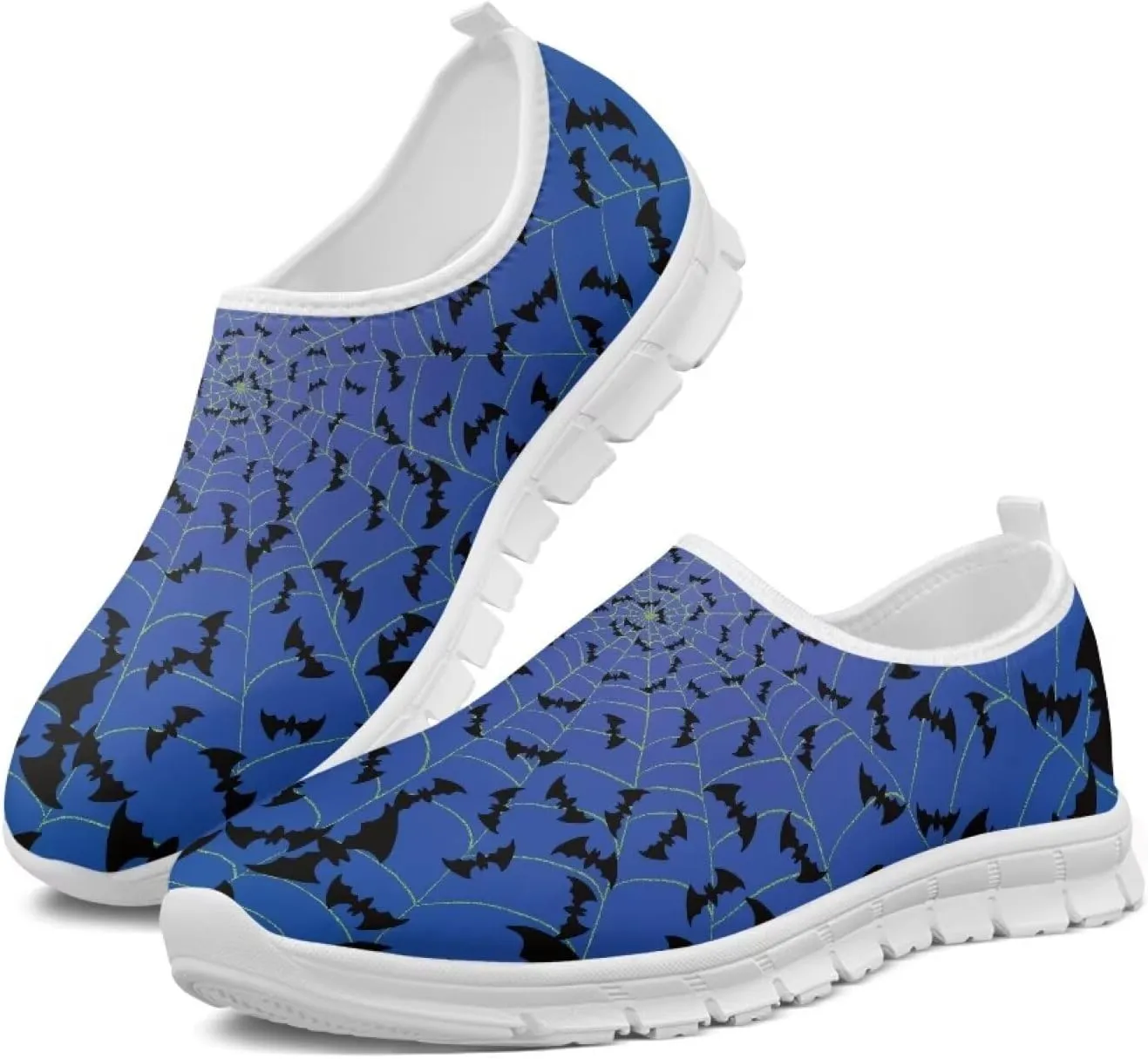 Halloween Walking Shoes for Men Non Slip Breathable Sneakers Casual Running Shoes Lightweight Leisure Gym Sneakers Size 5-14