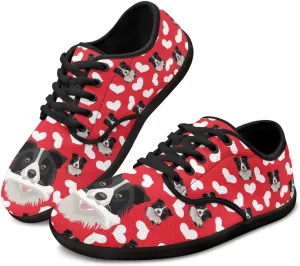Herat Womens Lace Up Fashion Sneakers Daily Casual Shoes Breathable Mesh Upper Walking Shoes