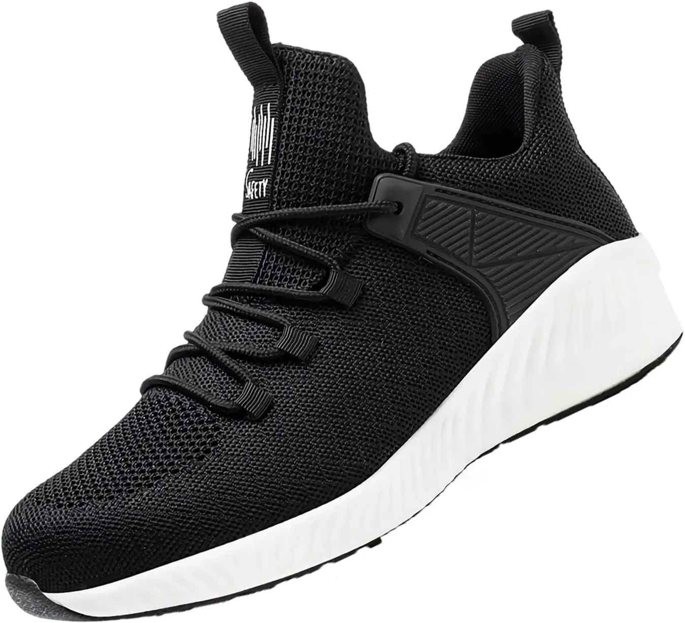 Lightweight Work Safety Sneakers,Work Shoes Provides a Comfortable, Breathable, Long-Term Foot Experience with Flying Woven Upper Material,