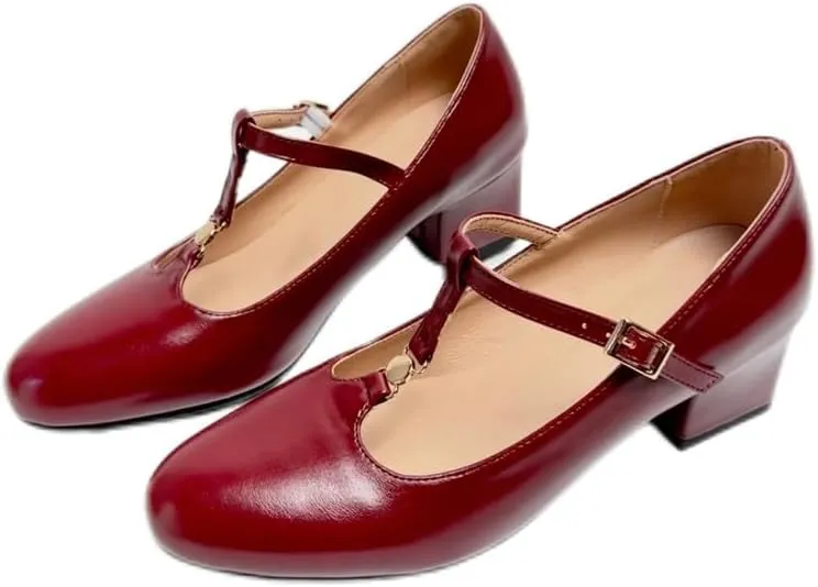 MEOTINA Cute Bow Heels Mary Janes Shoes Women Dress Platform Strappy High Heels Kawaii Shoes