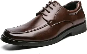 MWX Men's Oxford Classic Dress Shoes Casual Business Formal Lace up Shoes Lightweight