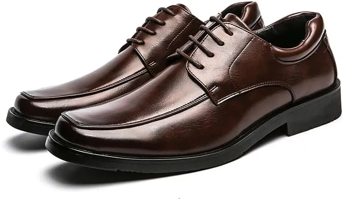 MWX Men's Oxford Classic Dress Shoes Casual Business Formal Lace up Shoes Lightweight