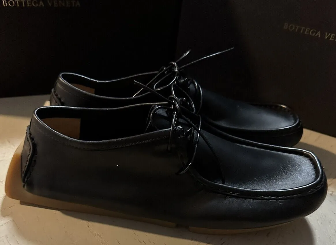 New $760 Bottega Venetta Men Leather Driver Loafers Shoes Black 11 US/44 Eu