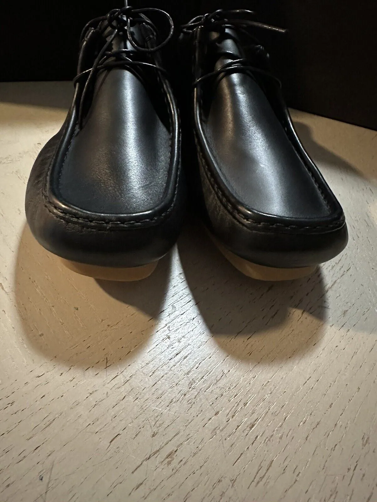 New $760 Bottega Venetta Men Leather Driver Loafers Shoes Black 11 US/44 Eu