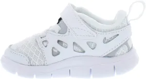 Nike Baby Boy's Free Run 2 (Infant/Toddler) White/Black/Wolf Grey 5 Toddler M