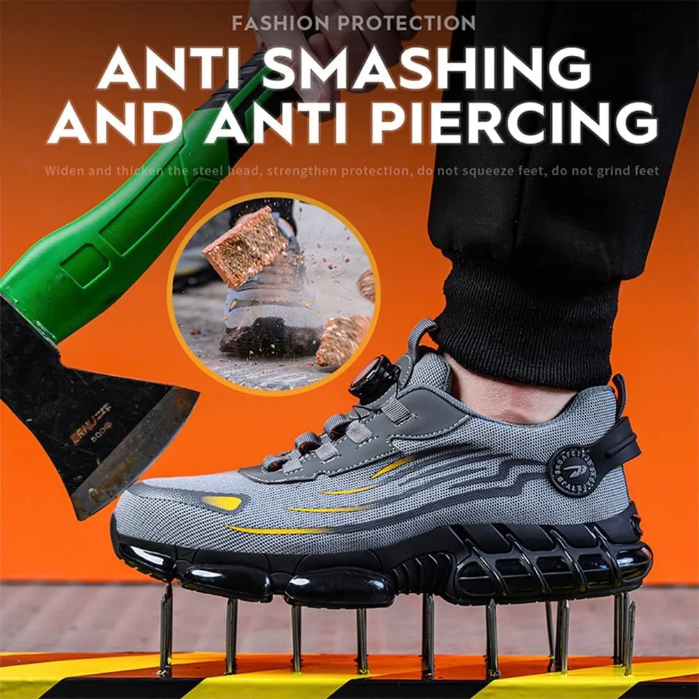 Prestivos Steel Toe Shoes, Lightweight Work Shoe, Safety Toe Shoes, Composite Toe Shoe for Men Women