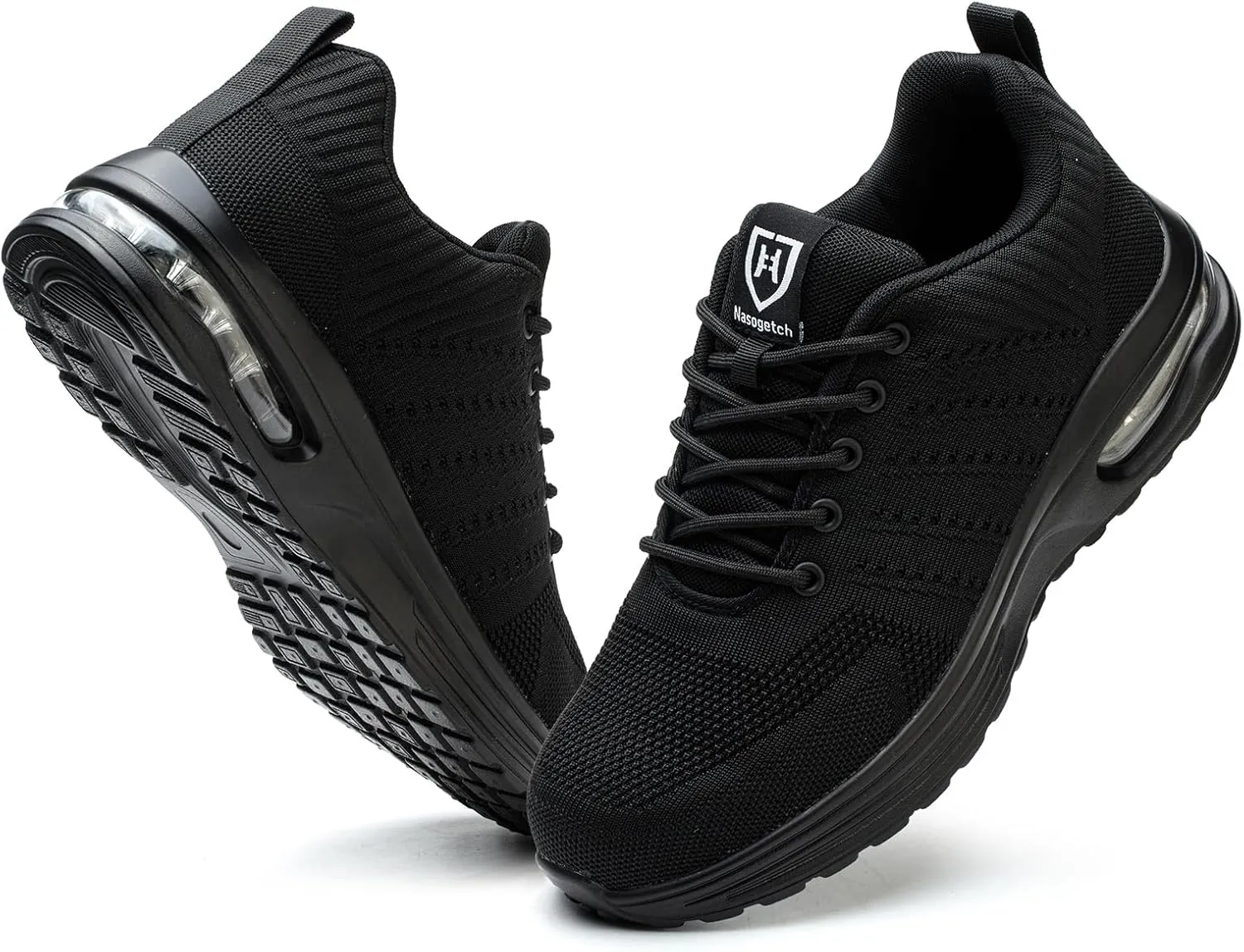Steel Toe Shoes for Men Women Lightweight Comfortable Work Shoes Indestructible Slip Resistant Safety Shoes for Construction
