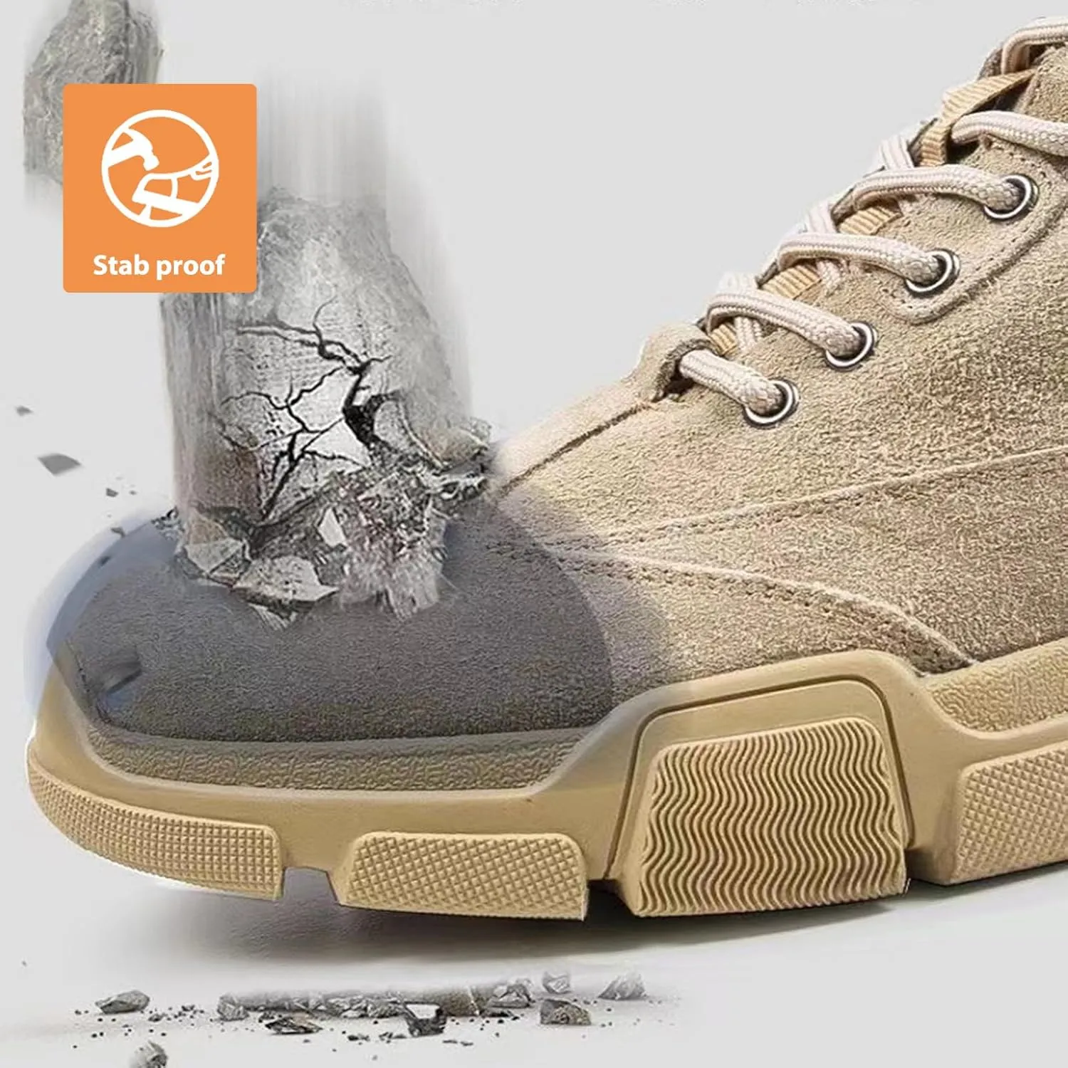 Steel Toe Shoes for Men Women,Indestructible Work Shoes Lightweight Comfortable Safety Work Shoes for Men Women,Indestructible Work Boots for Men