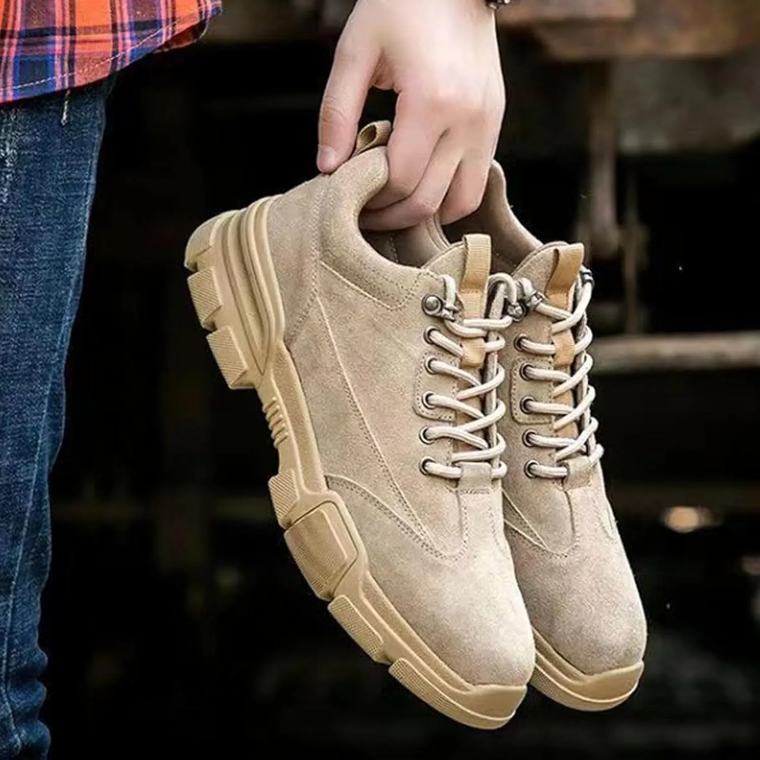 Steel Toe Shoes for Men Women,Indestructible Work Shoes Lightweight Comfortable Safety Work Shoes for Men Women,Indestructible Work Boots for Men