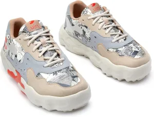 UIN Men's Chunky Fashion Sneakers Walking Casual Comfortable Art Painted Travel Designer Dad Shoes Lanzarote 