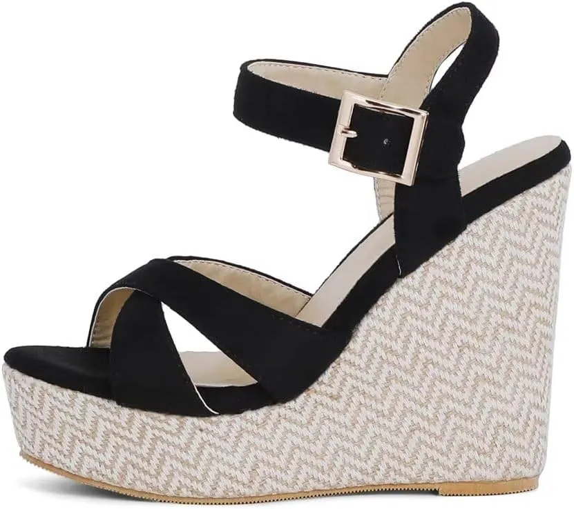 Wedge Summer Shoes Sandals For Women Platform Flip Flops Fashion Knitted Casual Party Shoes Female Large Size