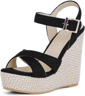 Wedge Summer Shoes Sandals For Women Platform Flip Flops Fashion Knitted Casual Party Shoes Female Large Size