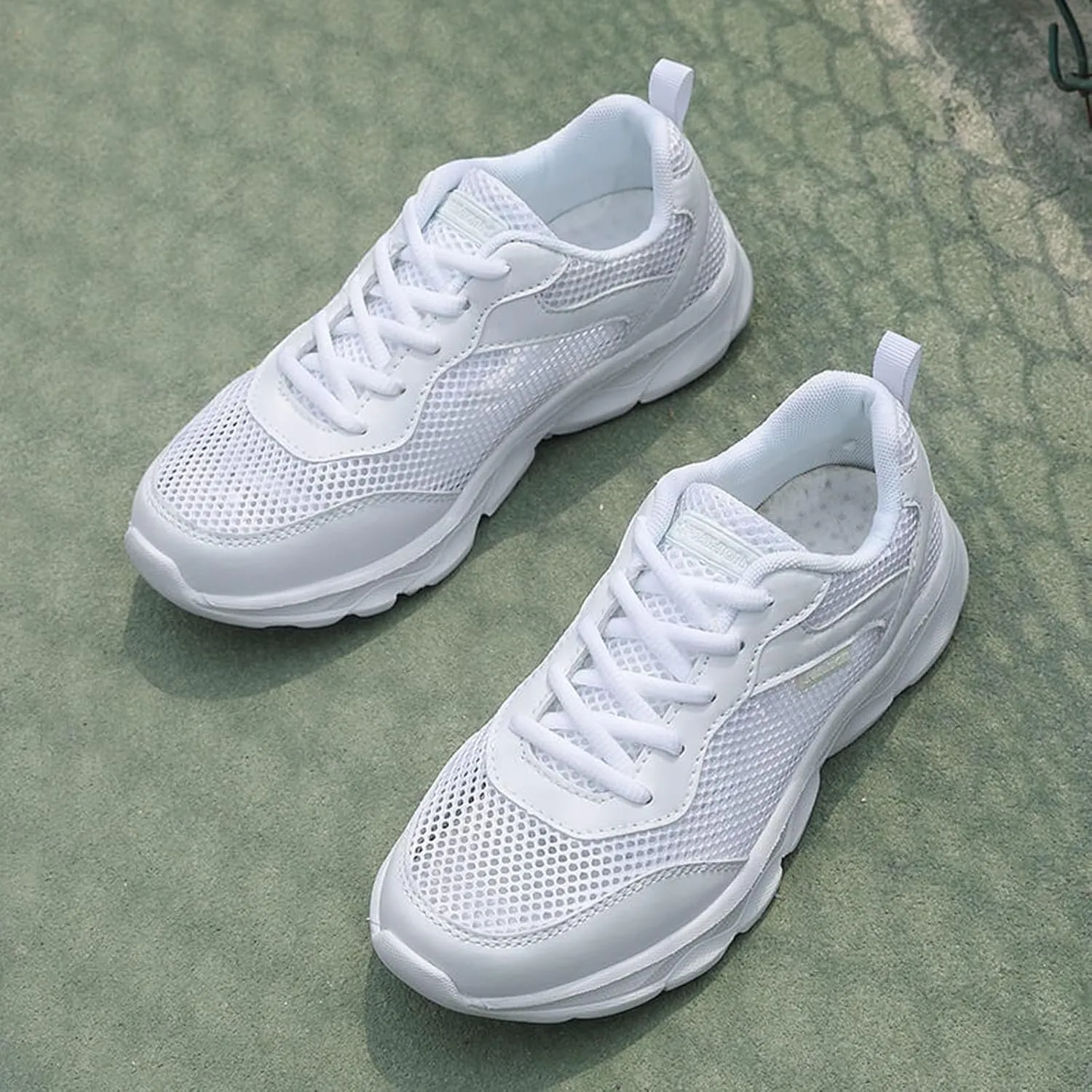 Women's Slip on Walking Shoes Memory Foam Non Slip Arch Support Running Shoes Breathable Mesh Sports Workout Tennis Shoes Lightweight Fashion Sneakers